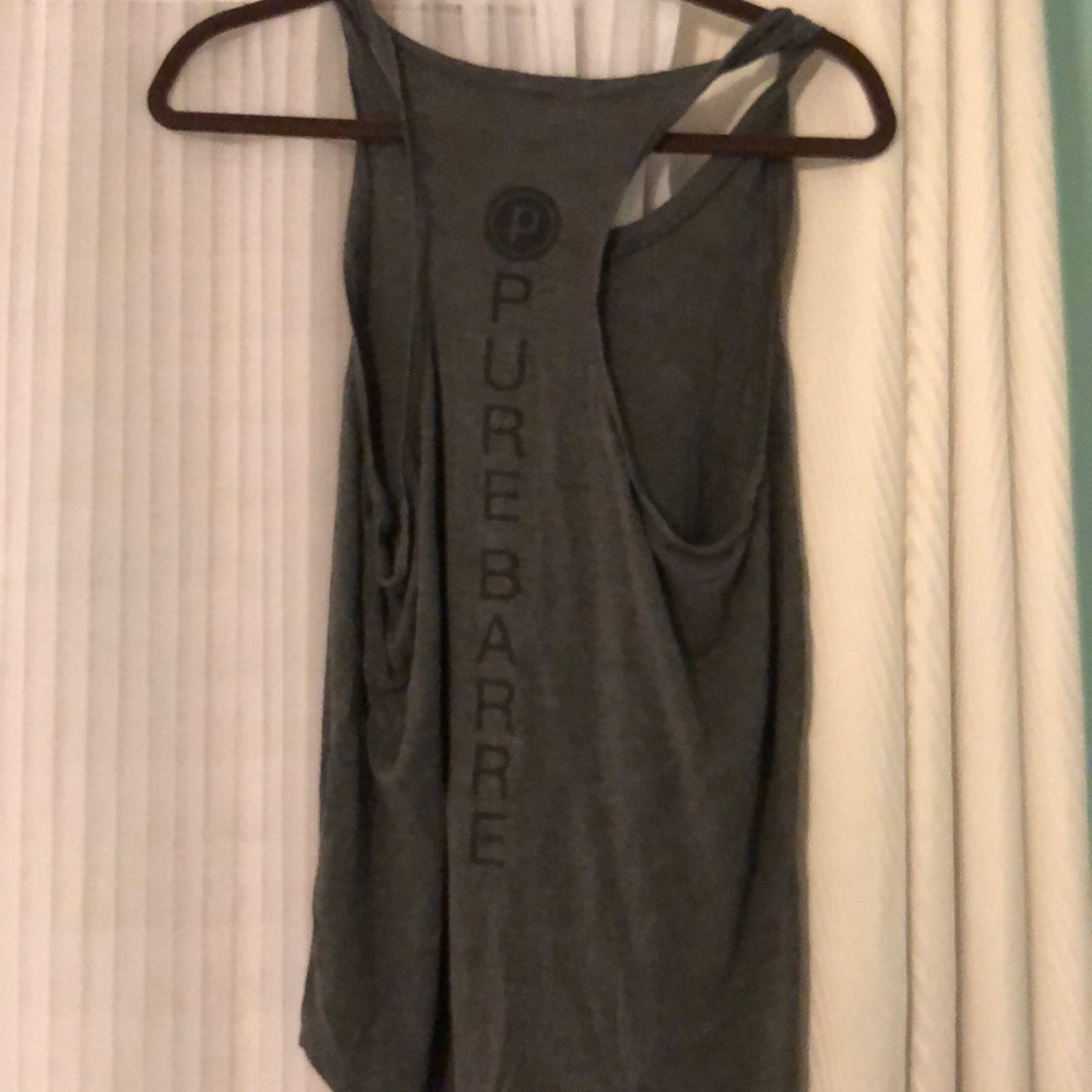 Gray Pure Barre tank